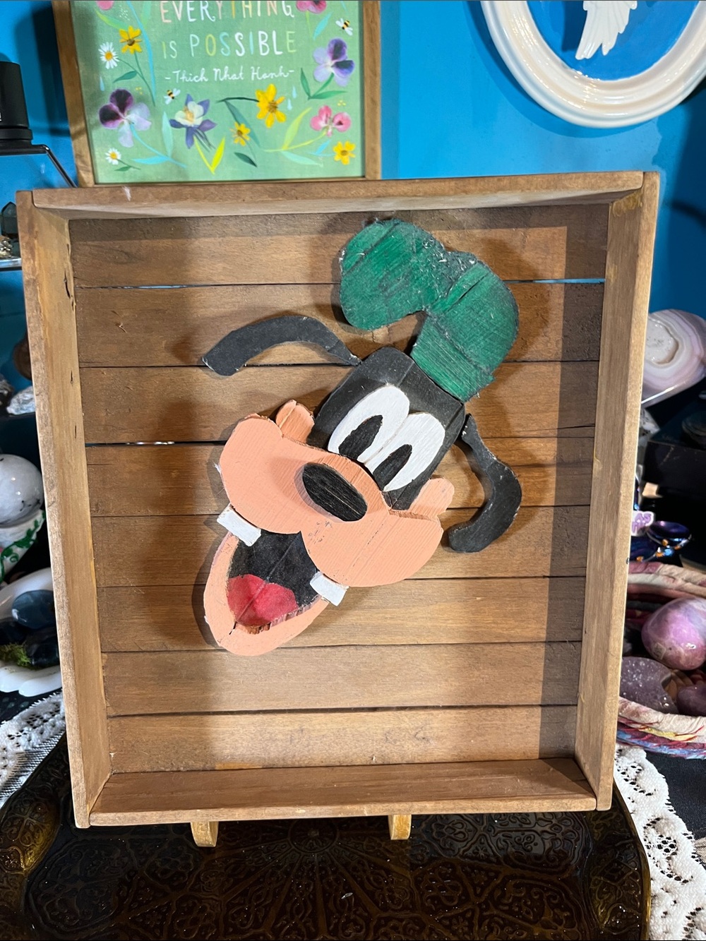 Goofy hand made decorative box